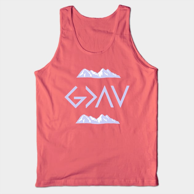 God Is Greater Tank Top by CatGirl101